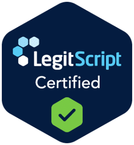 LegitScript Certified — verified healthcare provider